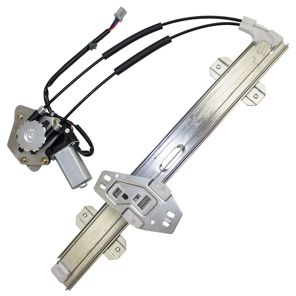 Brock Replacement Drivers Front Power Window Lift Regulator with Motor & 4 Pin Connector Assembly Compatible with 94-97 Accord 72250SV4A01