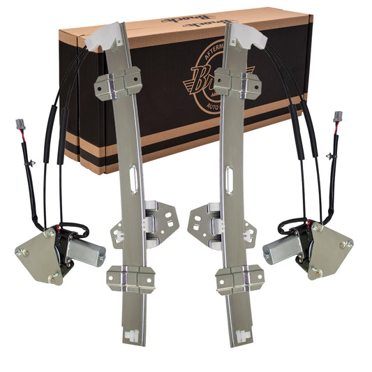 Fits Honda Accord 94-97 Set of Front Power Window Lift Regulators with Motors