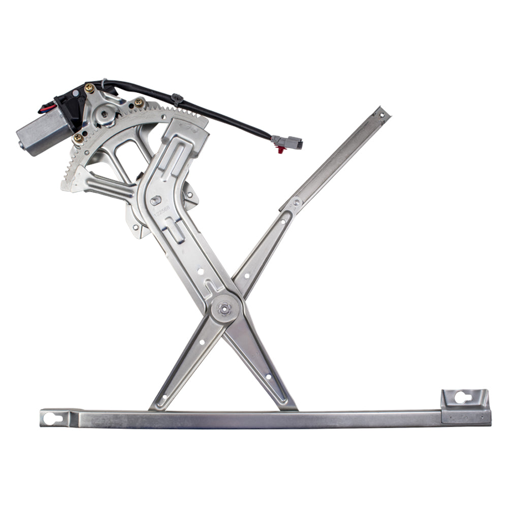 Brock Replacement Drivers Front Power Window Lift Regulator with Motor Assembly Compatible with 90-93 Accord 72251SM4003