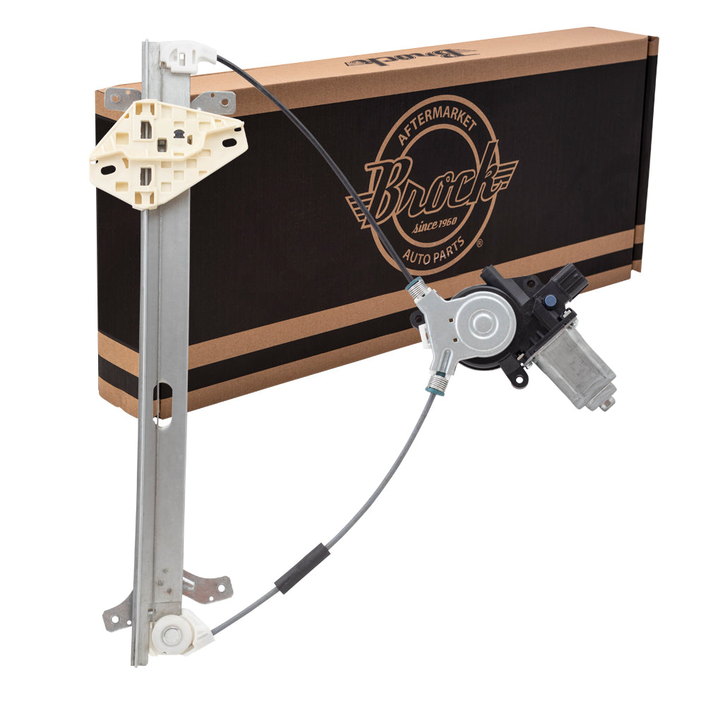 Brock Replacement Drivers Front Power Window Lift Regulator with Motor Assembly Compatible with 04-08 TSX 72250SECA02