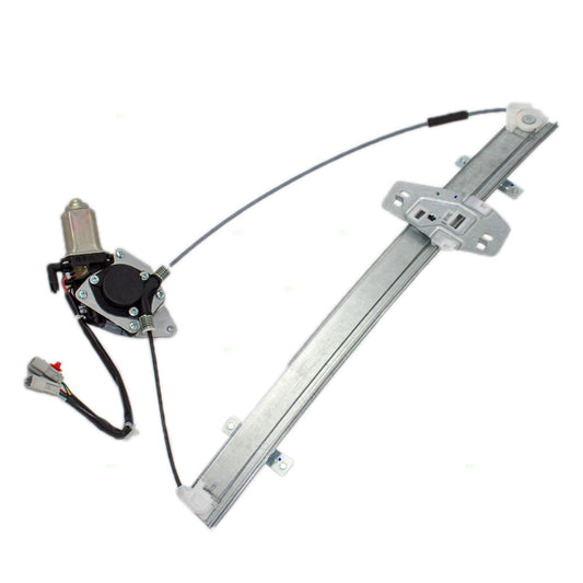 Brock Replacement Drivers Front Power Window Lift Regulator with Motor Assembly Compatible with 03-04 Van 72250S0XA52