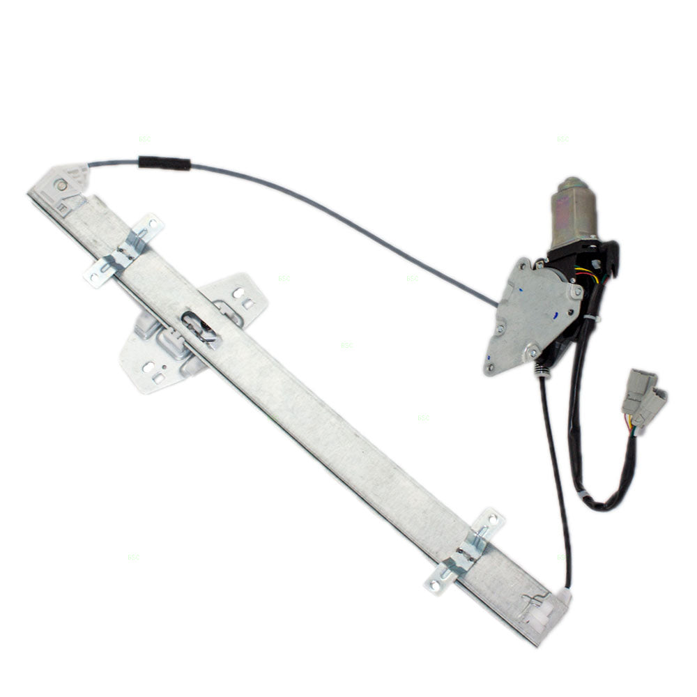 Brock Replacement Drivers Front Power Window Lift Regulator with Motor Assembly Compatible with 03-04 Van 72250S0XA52