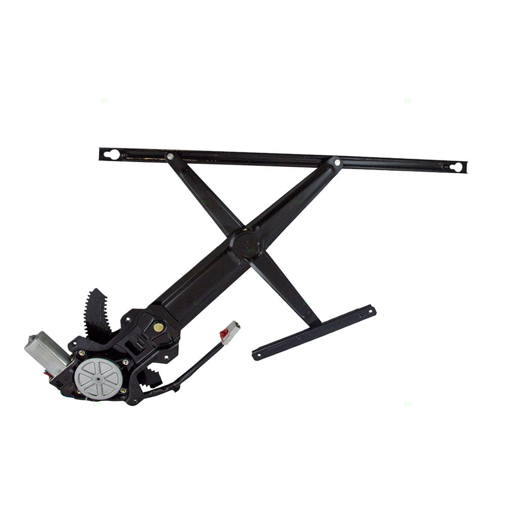 Brock Replacement Passengers Front Power Window Lift Regulator with Motor Assembly Compatible with 93-95 Civic Coupe 72211-SR3-J01