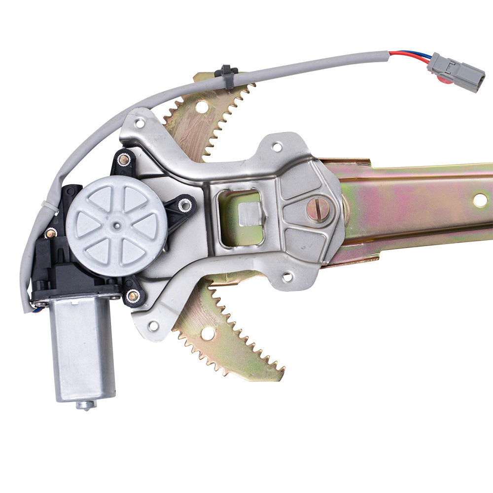 Brock Replacement Drivers Front Power Window Lift Regulator with Motor Assembly Compatible with 97-01 SUV 72251S10J01