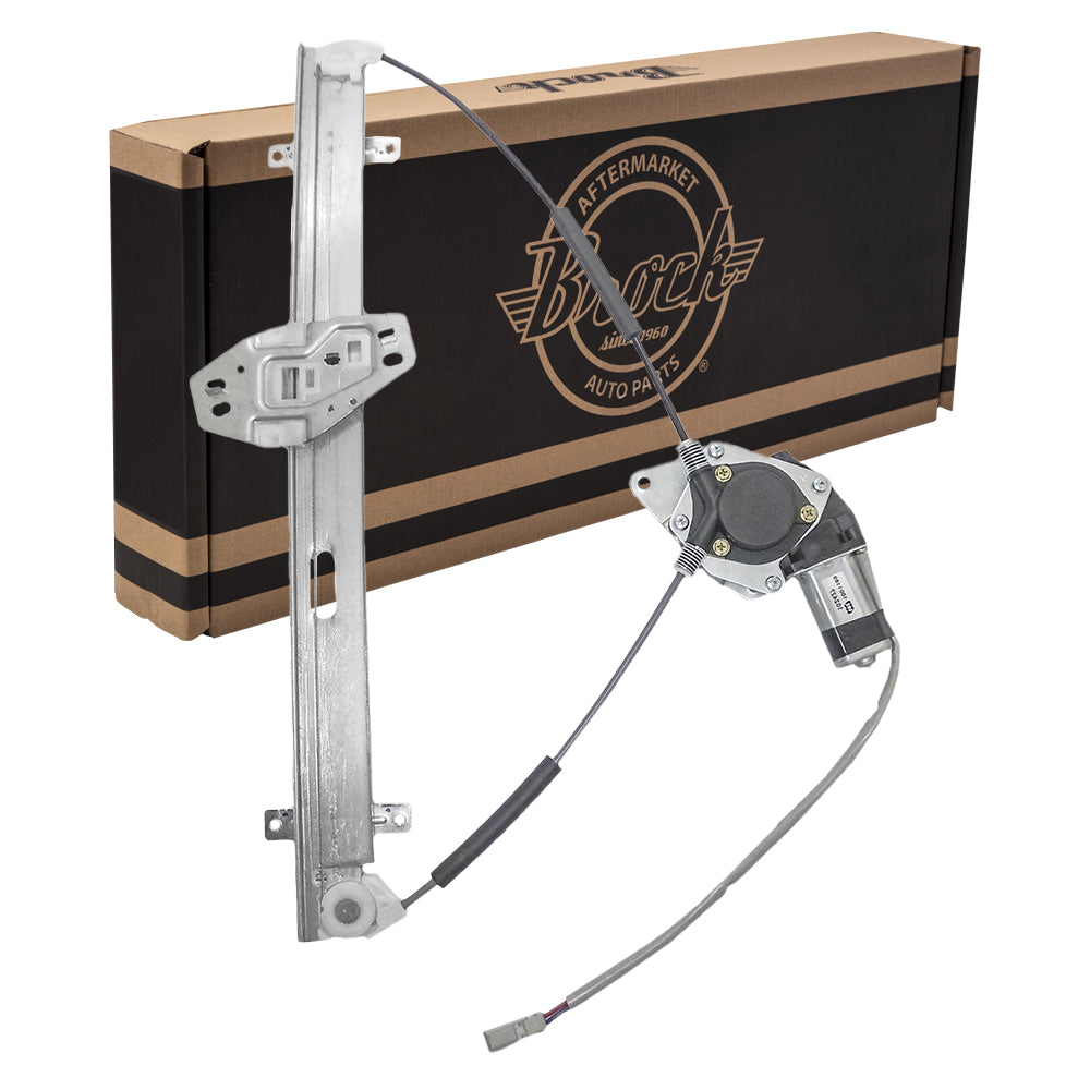 Fits Honda Pilot 03-08 Drivers Front Power Window Lift Regulator Motor Assembly