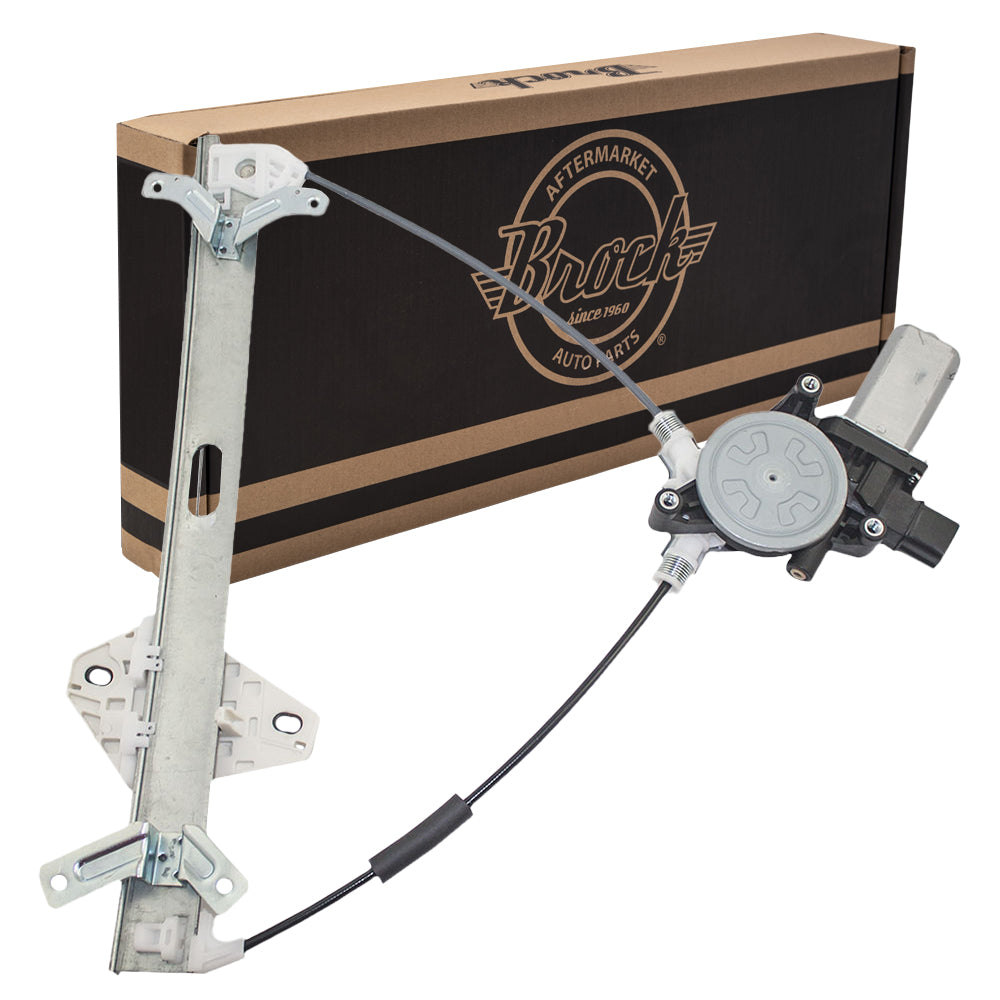 Brock Replacement Drivers Front Power Window Lift Regulator with Motor Assembly Compatible with 03-07 Accord 72250SDNA03