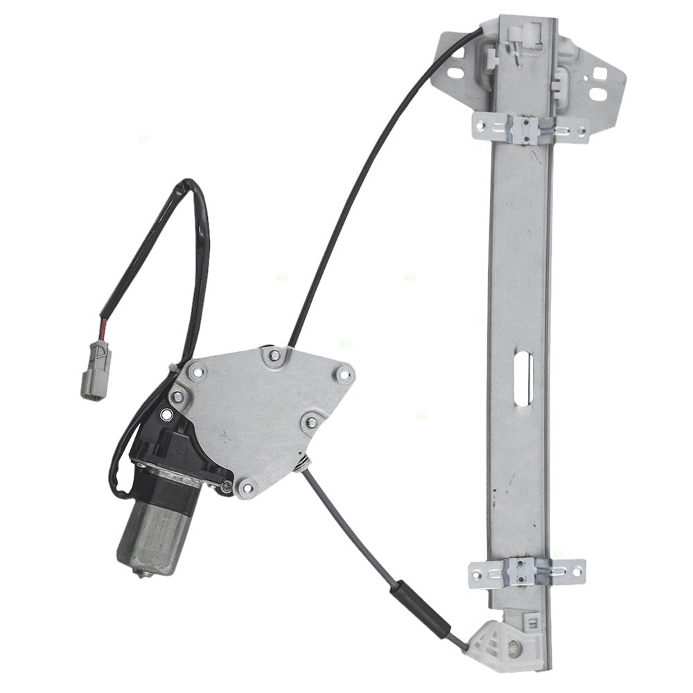 Brock Replacement for Rear Driver Side Power Window Regulator with Motor Compatible with 2001-2006 Acura MDX