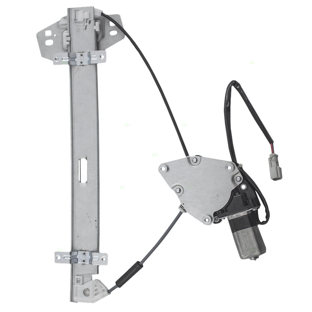 Brock Replacement for Rear Passenger Side Power Window Regulator with Motor Compatible with 2001-2006 Acura MDX