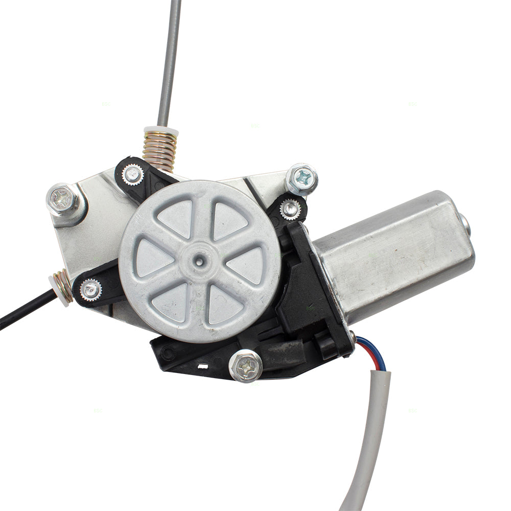 Brock Replacement Pair Set Front Power Window Lift Regulators w/ Motors Assemblies Compatible with 01-02 MDX 72250S3VA03 72210S3VA03