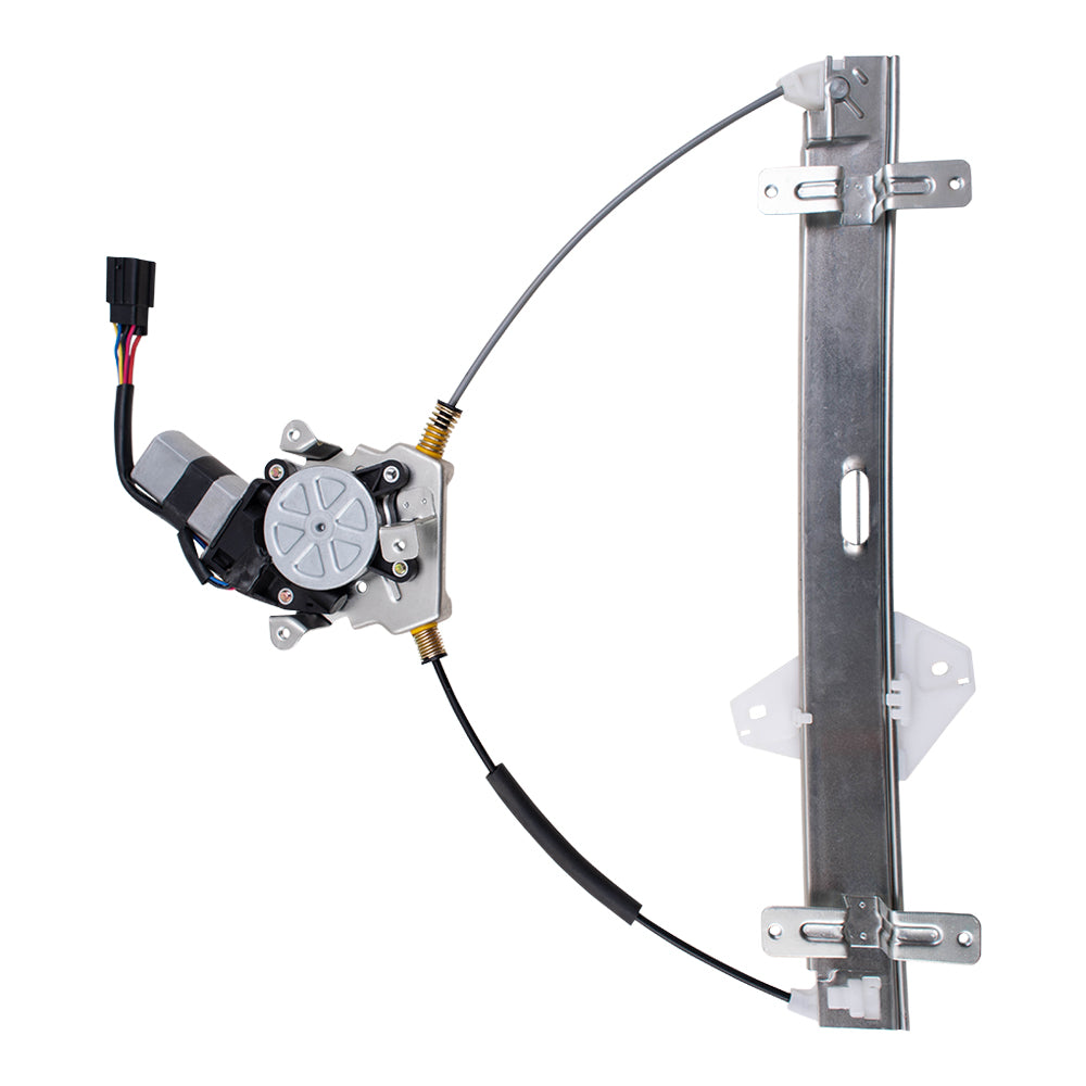 Brock Replacement Driver and Passenger Front Power Window Lift Regulators & Motors Assemblies Compatible with 04-08 TL 72250-SEP-305 72210-SEP-305