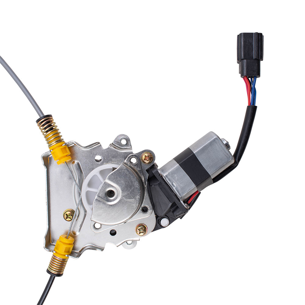 Brock Replacement Driver and Passenger Front Power Window Lift Regulators & Motors Assemblies Compatible with 04-08 TL 72250-SEP-305 72210-SEP-305