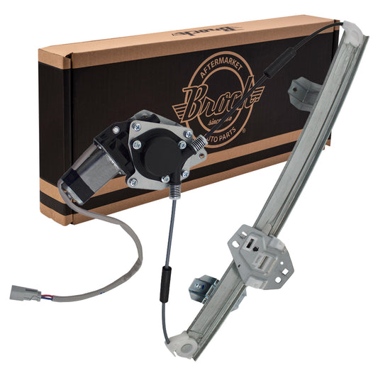 Brock Replacement Passengers Front Power Window Lift Regulator with Motor Assembly Compatible with 98-01 RL 72210-SZ3-G03