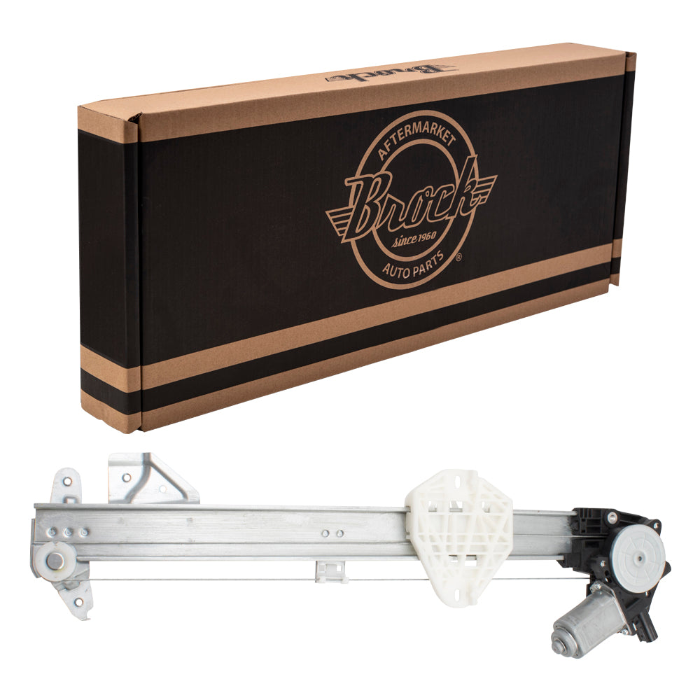 Brock Replacement Drivers Front Power Window Lift Regulator & Motor 6 Pin Connector Assembly Compatible with 08-12 Accord Coupe 72250TE0A12