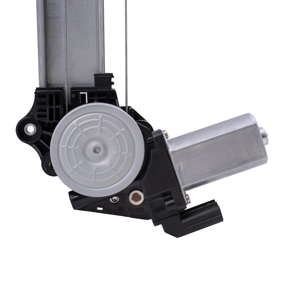 Brock Replacement Set Front Power Window Regulators with Motors Compatible with 2013-2017 Accord Sedan w/Auto Down