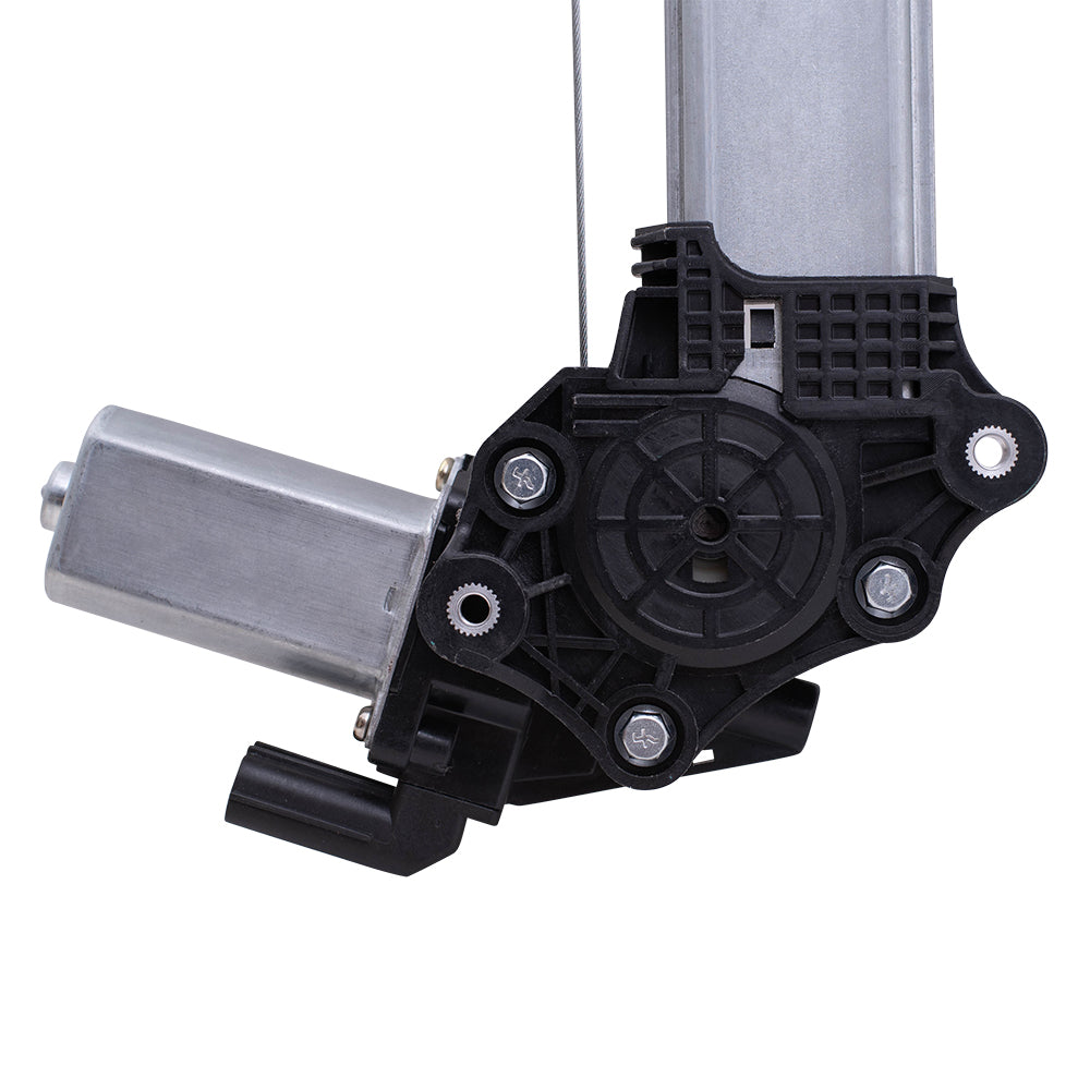 Brock Replacement Set Front Power Window Regulators with Motors Compatible with 2013-2017 Accord Sedan w/Auto Down