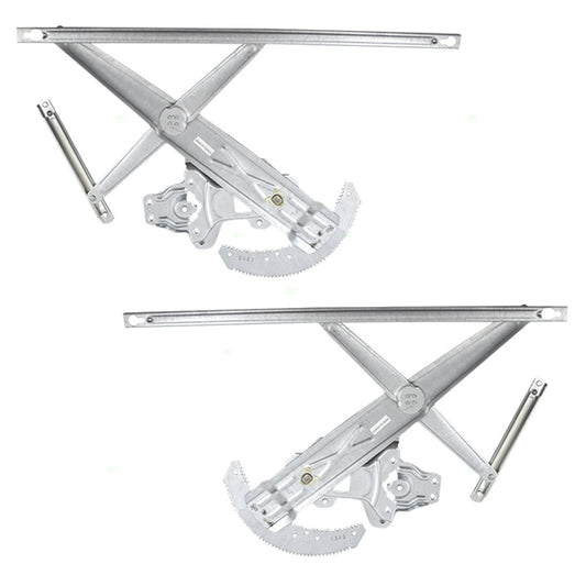 Brock Replacement Set Power Window Regulators Compatible with 1998-2002 Accord Coupe
