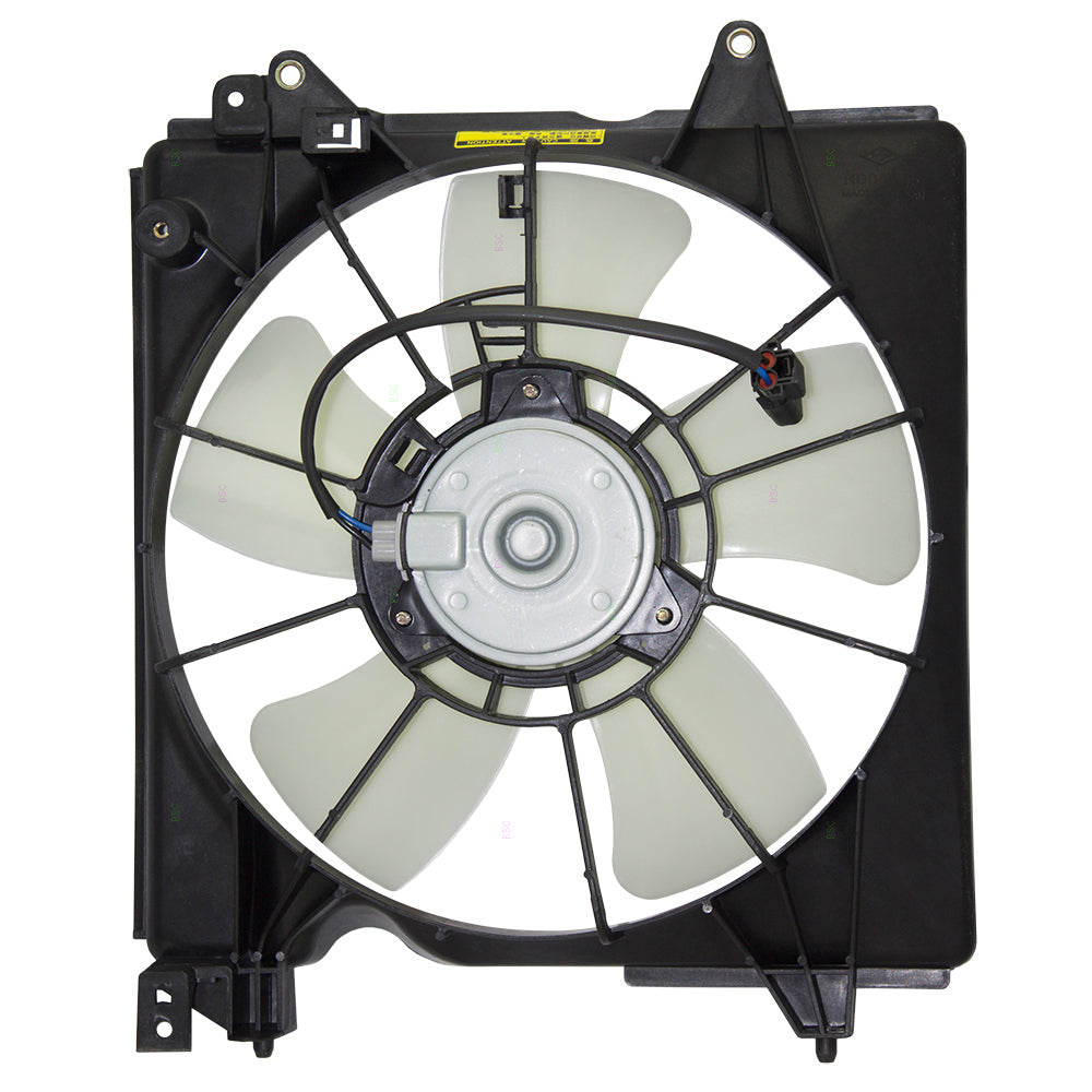 Brock Replacement Drivers Radiator Cooling Fan Motor Assembly Compatible with 2013-2015 ILX Hybrid & 2012-2015 Civic 19020-R1A-A01