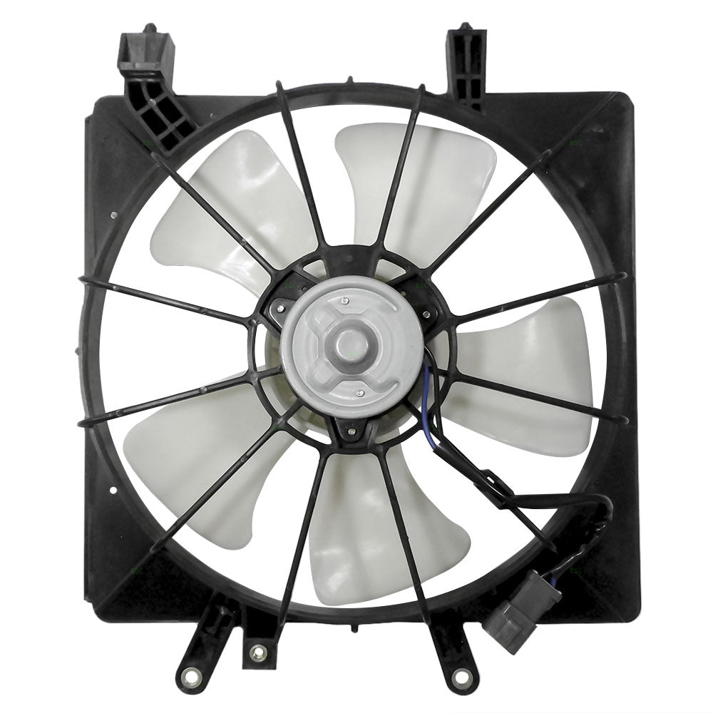 Brock Replacement Denso Type Radiator Cooling Fan Assembly Compatible with 2001-2005 Civic 19030-PLC-003
