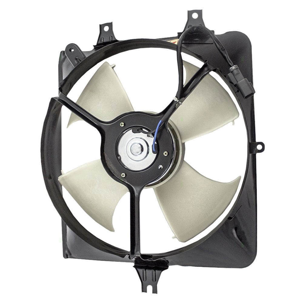 Brock Replacement A/C Condenser Cooling Fan Motor Assembly Compatible with 2003-2007 Accord 3.0L 38611-RCA-A01