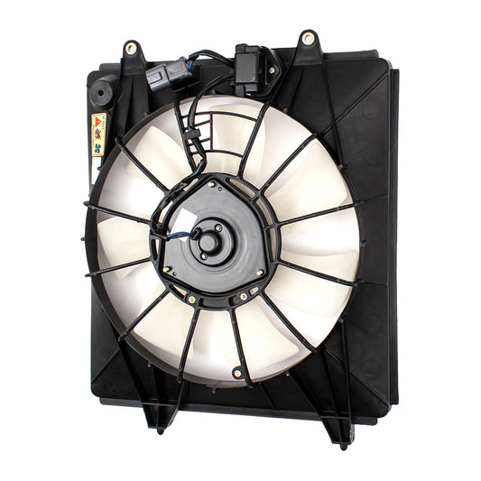 Brock Replacement A/C Condenser Cooling Fan Motor Assembly w/ Controller Compatible with 07-09 CR-V 38611PNA003 38615RZAA01