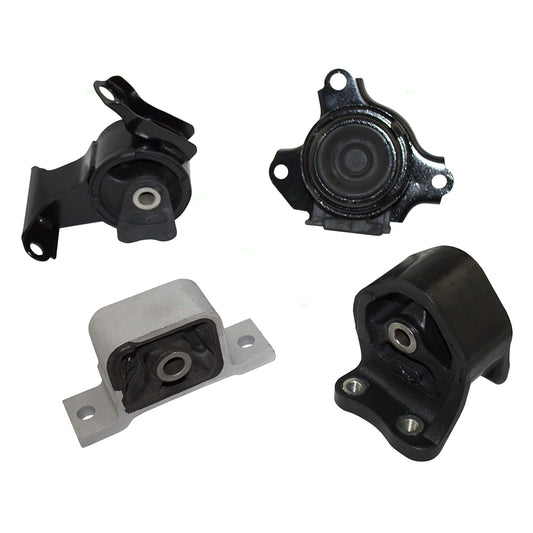 Fits Honda CR-V 2.4L 02-04 4 Pc Set Engine & Transmission Motor Mounts Kit