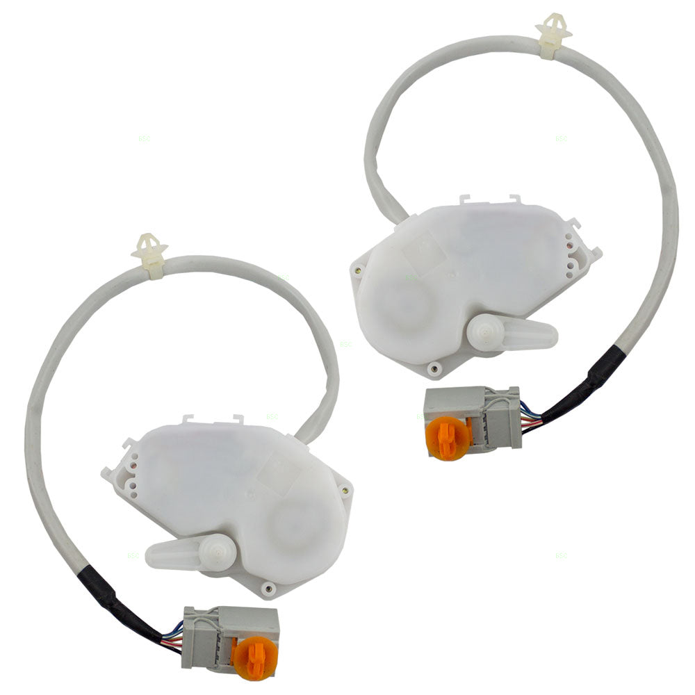 Brock Replacement Driver and Passenger Front Door Lock Actuators Compatible with 97-01 SUV 72155-S03-J11 72115-S03-G11