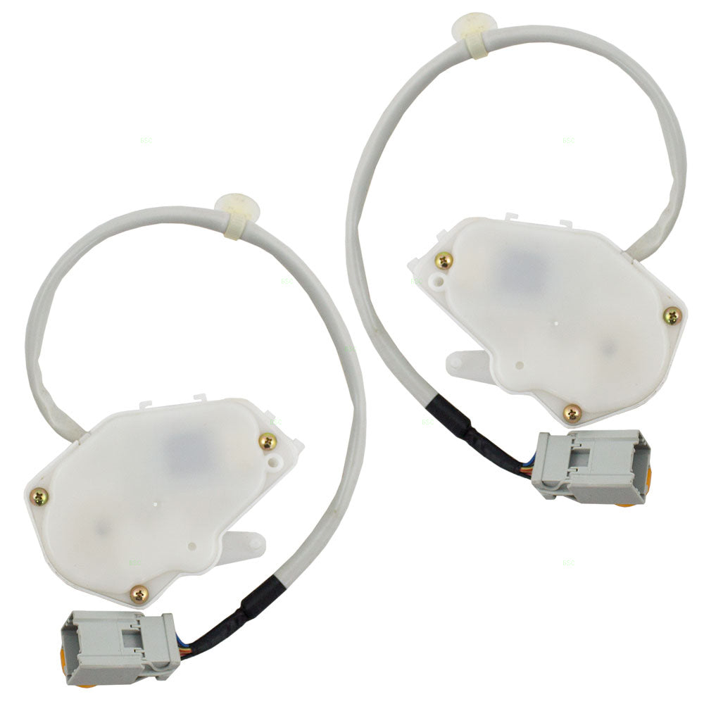 Brock Replacement Driver and Passenger Front Door Lock Actuators Compatible with 97-01 SUV 72155-S03-J11 72115-S03-G11