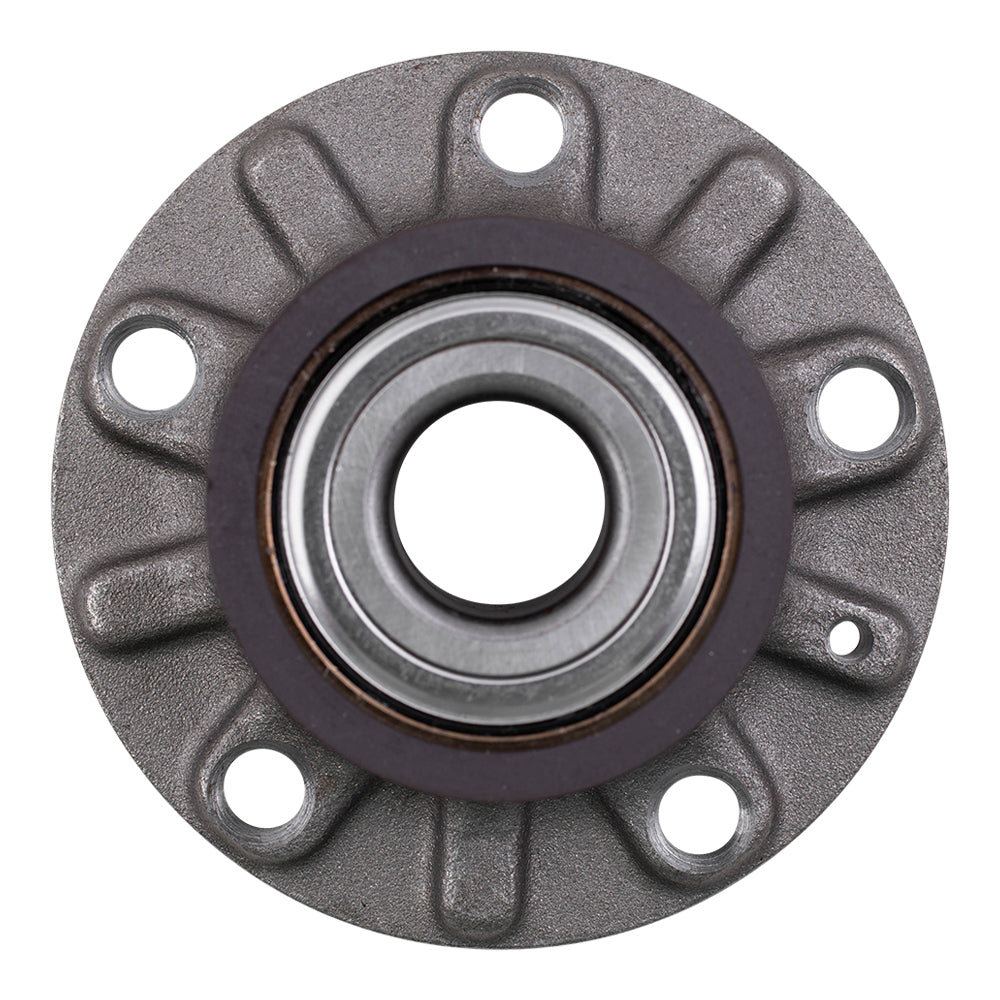 Brock Replacement Rear Hub with Wheel Bearing Assembly Compatible with 2006-2019 A3 with Front-Wheel Drive