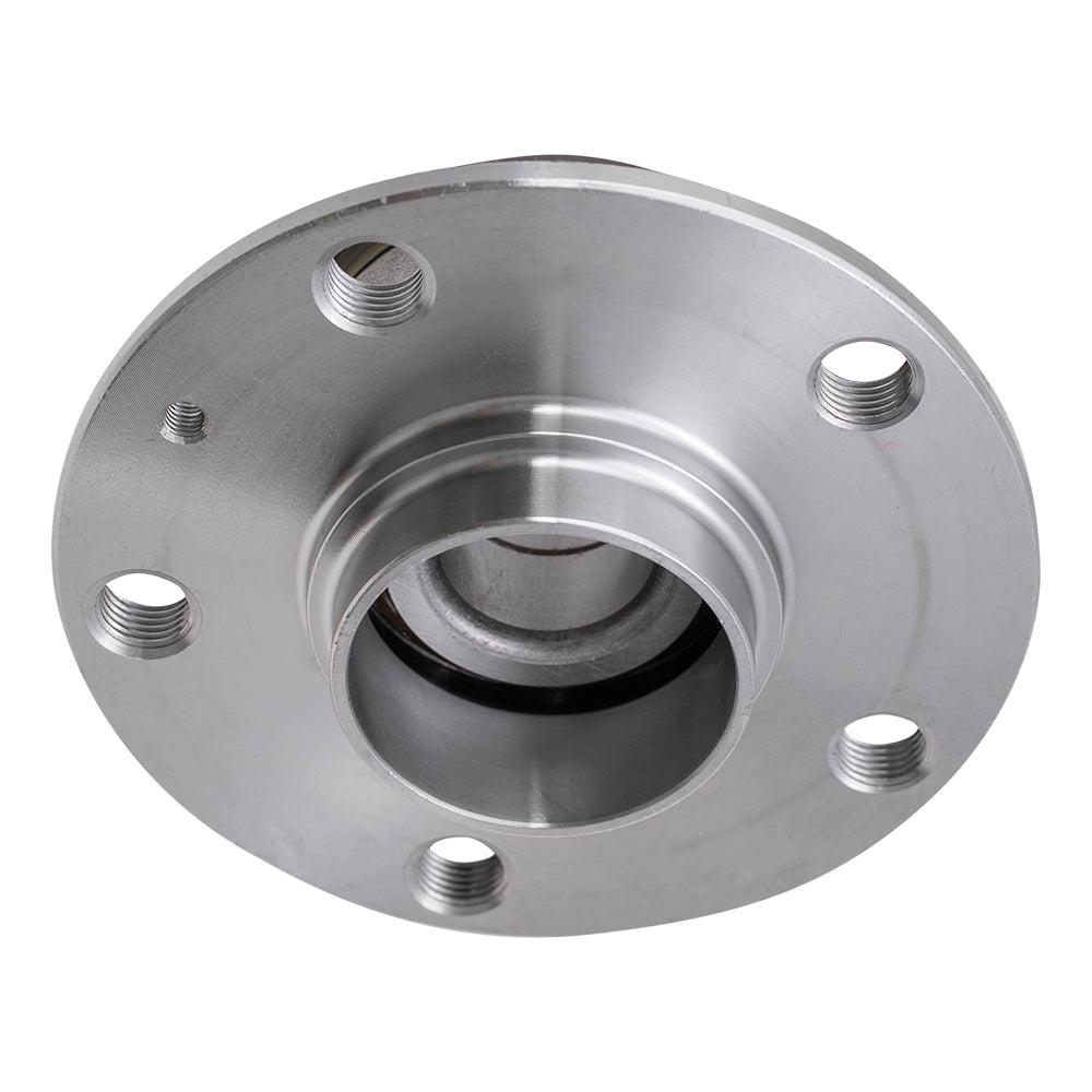 Brock Replacement Rear Hub with Wheel Bearing Assembly Compatible with 2006-2019 A3 with Front-Wheel Drive