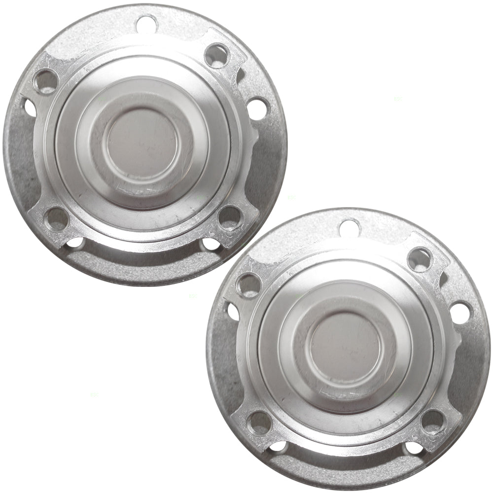 Brock Replacement Pair Set Front Wheel Hub Bearings Compatible with 2006-2013 3 Series w/Rear-Wheel Drive 31 21 6 765 157 HA590162 513254