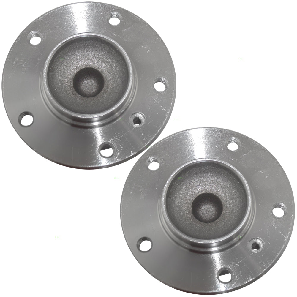 Brock Replacement Pair Set Front Wheel Hub Bearings Compatible with 2006-2013 3 Series w/Rear-Wheel Drive 31 21 6 765 157 HA590162 513254