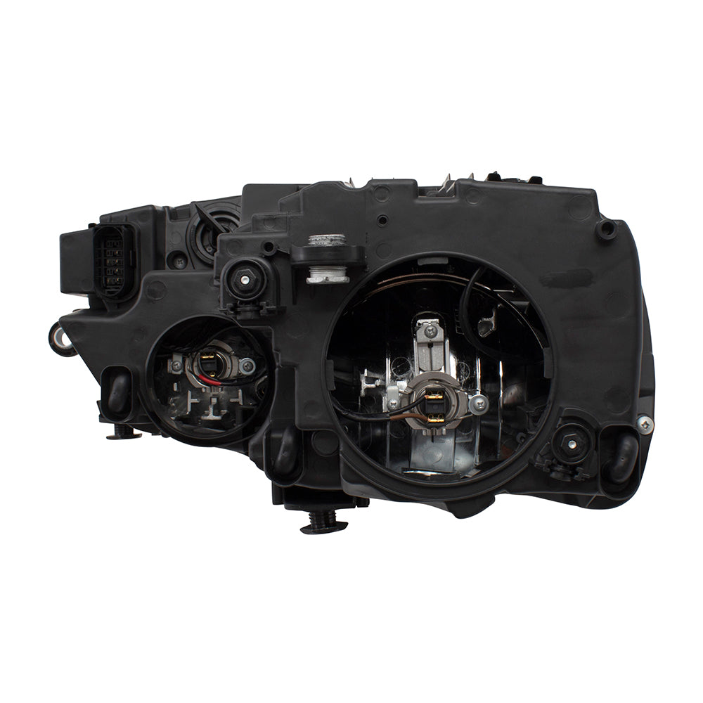 Brock Replacement Driver and Passenger Side Combination Halogen Headlight Assemblies Comaptible with 2011-2014 A6 Sedan 2011-2018 GLI Sedan 2013-2016 A6 Hybrid 5C7941005 5C7941006