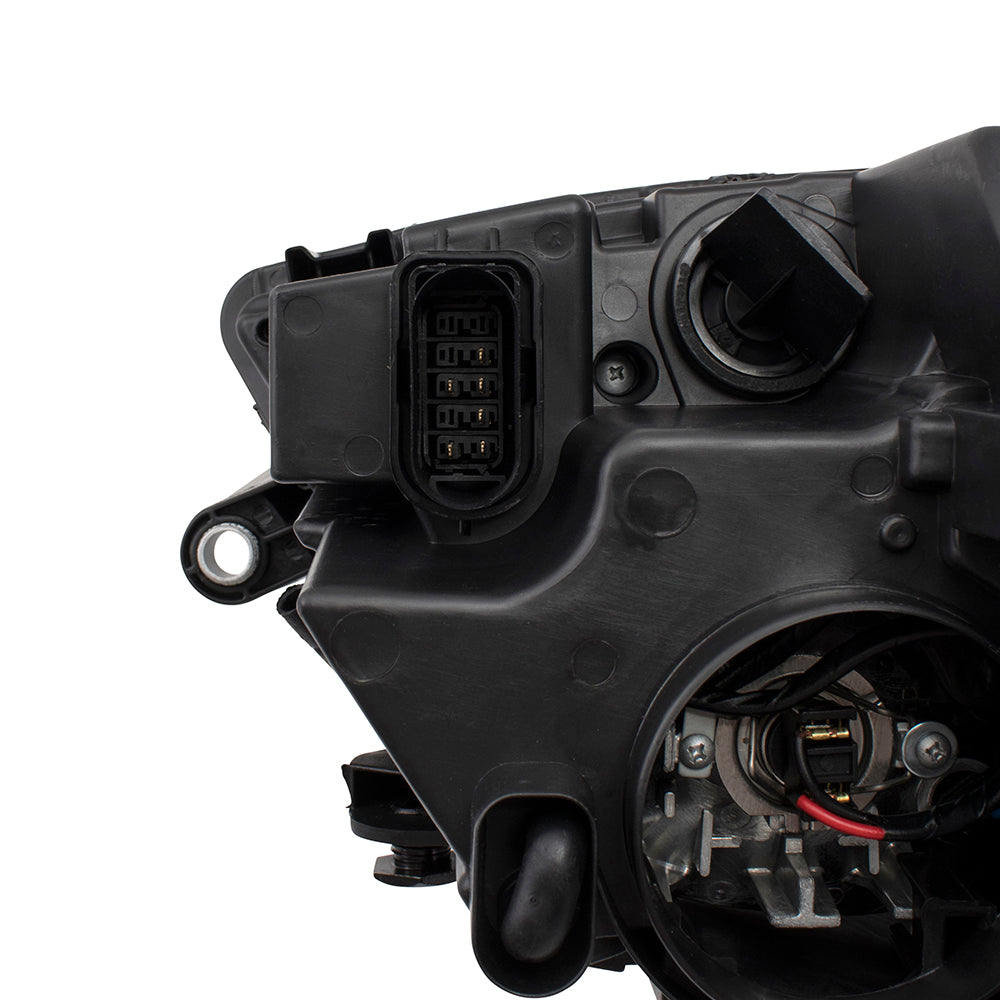 Brock Replacement Driver and Passenger Side Combination Halogen Headlight Assemblies Comaptible with 2011-2014 A6 Sedan 2011-2018 GLI Sedan 2013-2016 A6 Hybrid 5C7941005 5C7941006