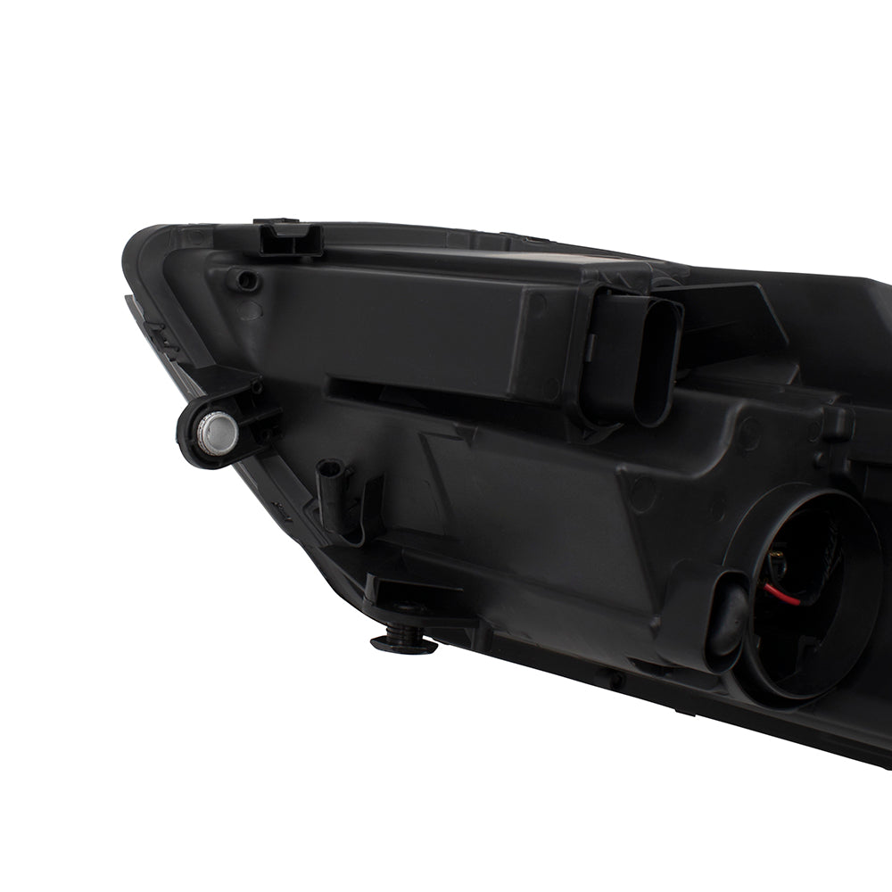 Brock Replacement Driver and Passenger Side Combination Halogen Headlight Assemblies Comaptible with 2011-2014 A6 Sedan 2011-2018 GLI Sedan 2013-2016 A6 Hybrid 5C7941005 5C7941006