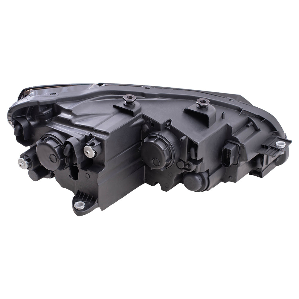 Brock Replacement Drivers Halogen Combination Headlight Headlamp Compatible with 2012 2013 2014 2015 Passat 561-941-005D