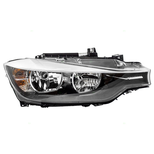 Headlight fits 2012-2015 BMW 3 Series Passenger Side Halogen Headlamp Assembly