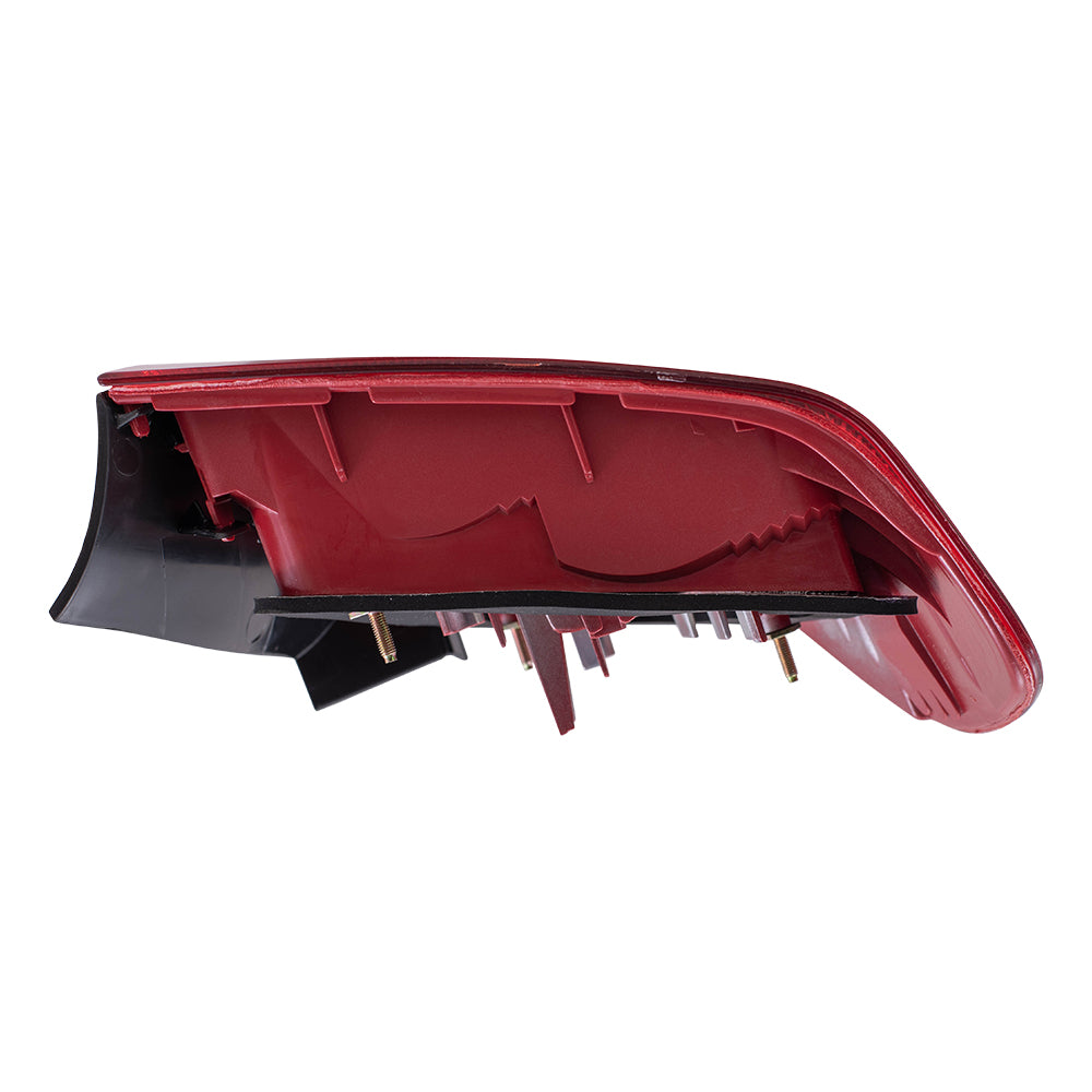 Brock Replacement Driver and Passenger Taillights Quarter Panel Mounted Tail Lamps Compatible with 2006-2008 3 Series Sedan 63217161955 63217161956