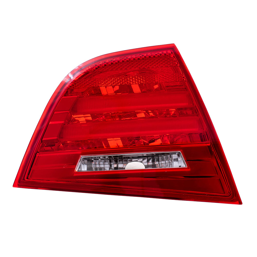 Brock Replacement Driver Tail Light Lid Mounted Lens Compatible with 2009-2011 3 Series E90 Sedan