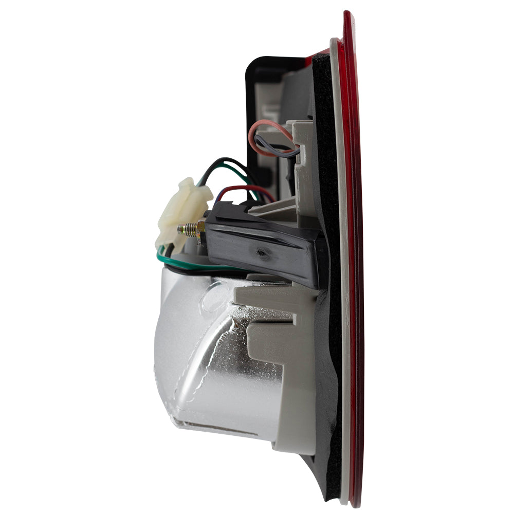Brock Replacement Pair Tail Lights Compatible with 2007-2010 X5 Driver and Passenger Set Lid Mounted Tail Lamps 63217295339 63217295340