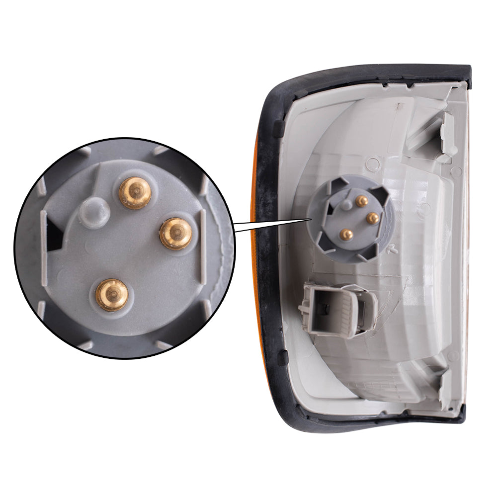 Brock Park Signal Light fits 1994-1995 Mercedes-Benz E-Class Driver Corner Marker Lamp