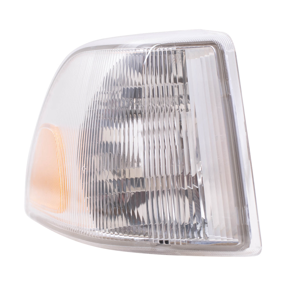 Brock Replacement Passengers Park Signal Corner Marker Light Lamp Lens Compatible with 1998-2000 S70 V70 1998-2002 C70 9483185-6