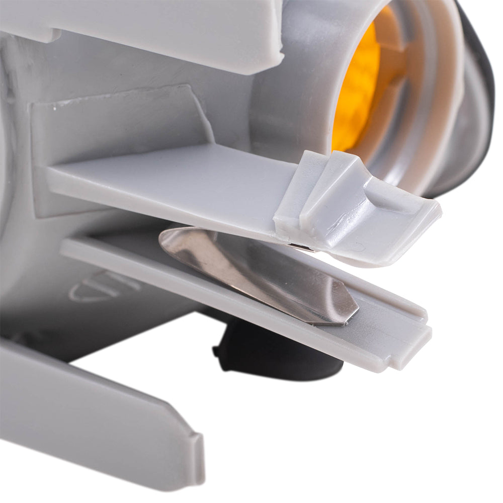 Brock Replacement Driver and Passenger Park Signal Corner Marker Lights Amber Lamps Compatible with 1999-2001 3 Series E46 Coupe & Convertible 63126904299 63126904300