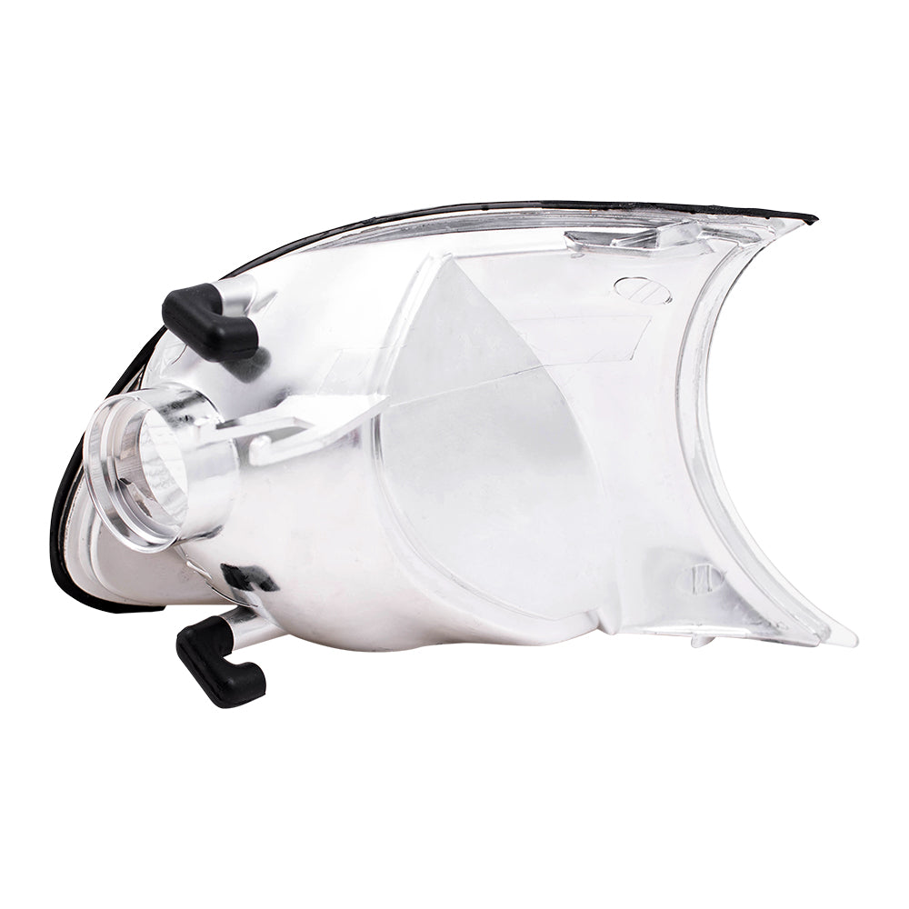 Brock Replacement Drivers Park Signal Corner Marker Light Lamp Lens Compatible with 2002-2003 3 Series Coupe Convertible 2002-2006 M3 63137165857
