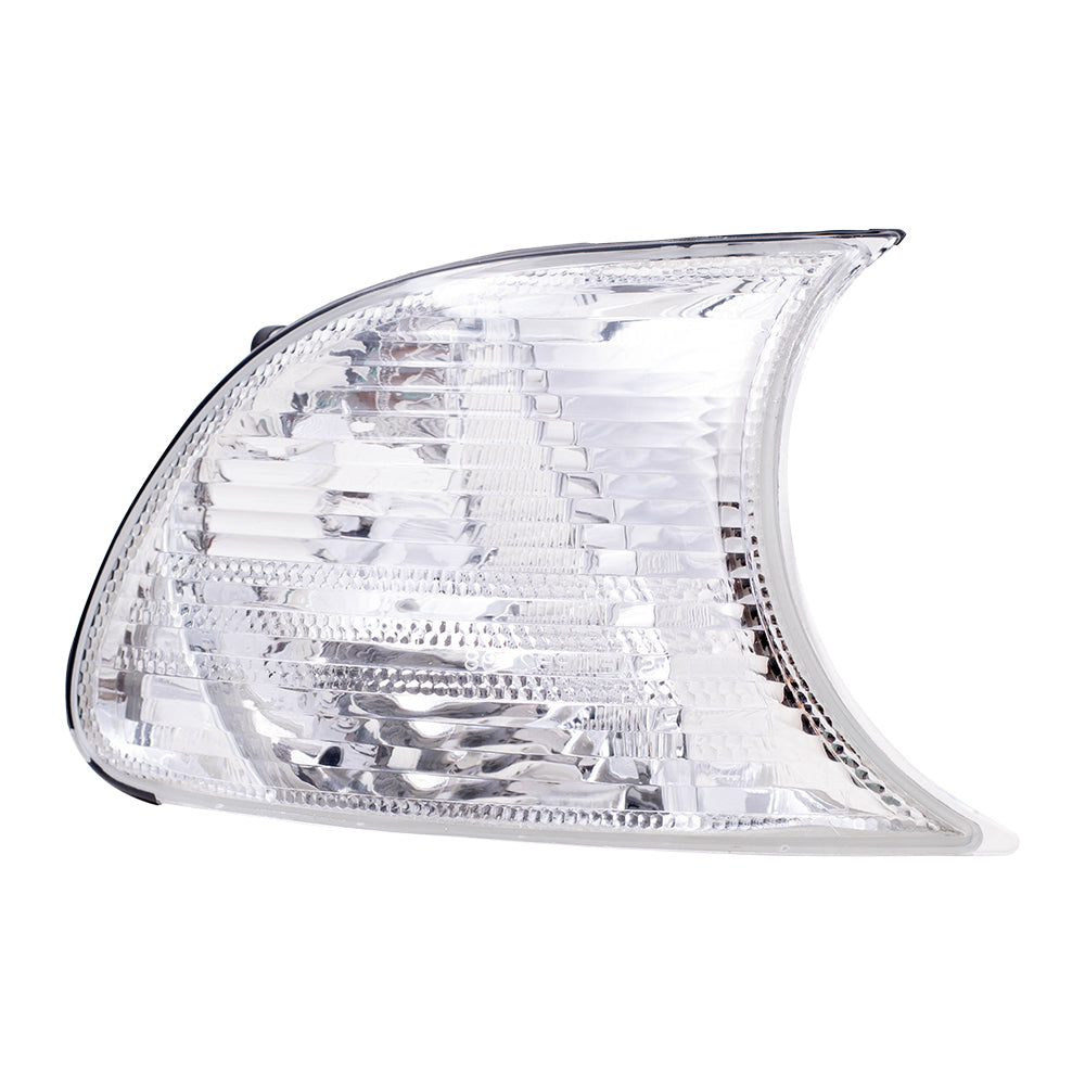 Brock Replacement Passengers Park Signal Corner Marker Light Lamp Lens Compatible with 2002-2003 3 Series Coupe Convertible 2002-2006 M3 63137165858