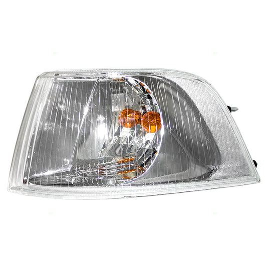 Park Signal Light fits 2001-2004 Volvo S40 V40 Driver Corner Lamp w/Chrome Bezel