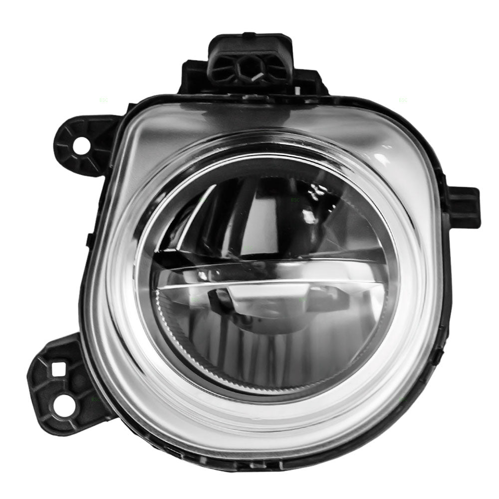 Brock Replacement Drivers LED Fog Light Lamp Lens Compatible with 2015-2017 X3 2015-2018 X4 2014-2018 X5 2015-2018 X6 63177317251