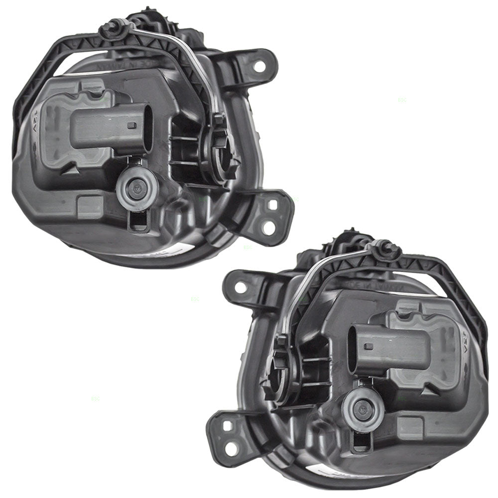 Brock Replacement Driver and Passenger LED Fog Lights Lamps Compatible with 2015-2017 X3 2015-2018 X4 2014-2018 X5 2015-2018 X6 63177317251 63177317252