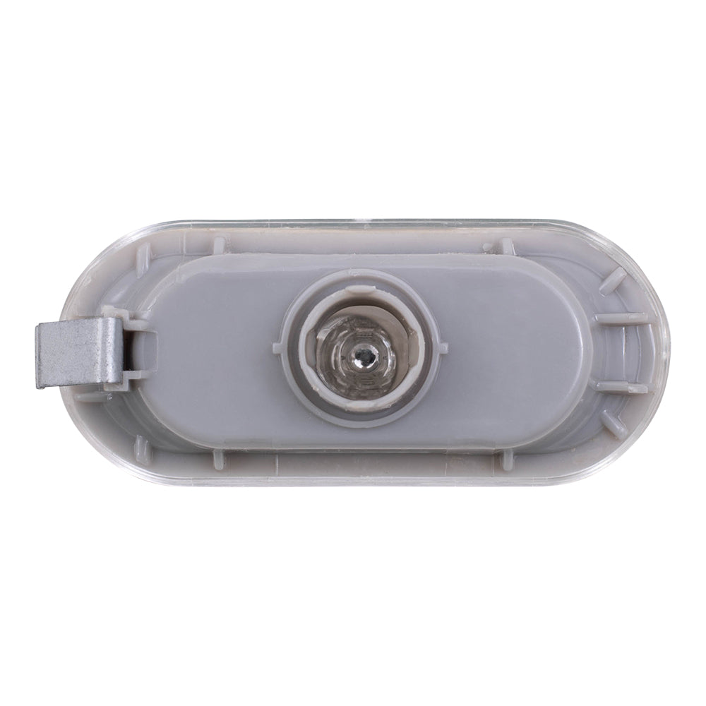 Brock Replacement Front Side Repeater Light Units with Clear Lens Compatible with 1999-2005 Golf 1995-2005 A4 1998-2005 Passat 1999-2002 Cabrio 1J0949117