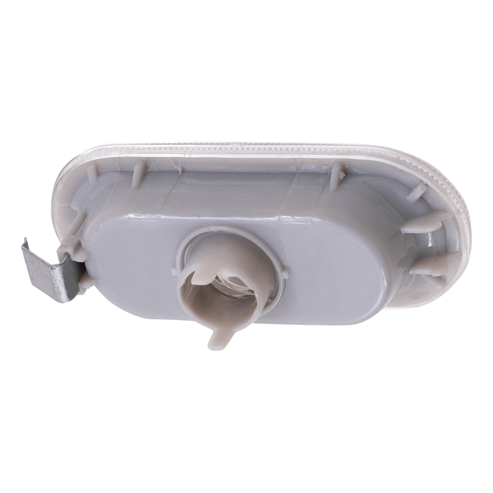 Brock Replacement Front Side Repeater Light Units with Clear Lens Compatible with 1999-2005 Golf 1995-2005 A4 1998-2005 Passat 1999-2002 Cabrio 1J0949117