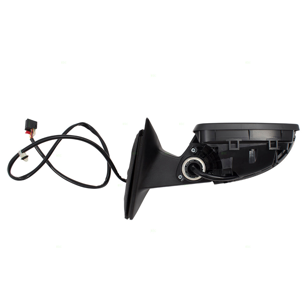Brock Replacement Drivers Power Side View Mirror Heated Signal Memory Compatible with 2012 2013 2014 2015 Passat 561857507S9B9